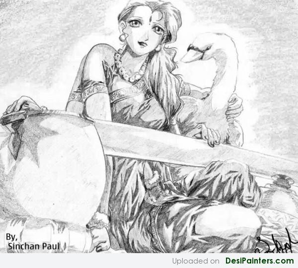 Pencil Sketch Made By Sinchan Paul