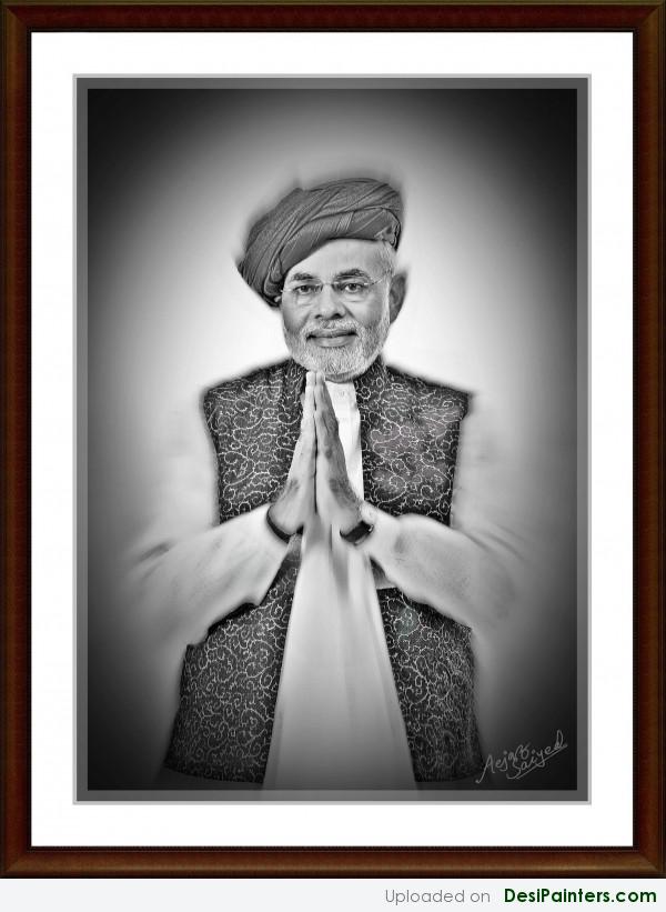 Painting Of Narendra Modi - DesiPainters.com