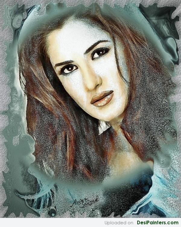 Digital Painting Of Actress Katerina Kaif