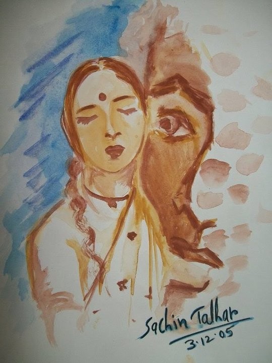 Watercolor Painting Made By Sachin S.Talhar