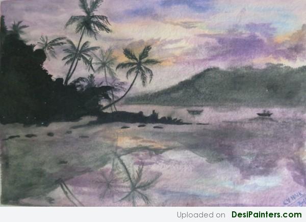 Morning Glory at Kokan - DesiPainters.com