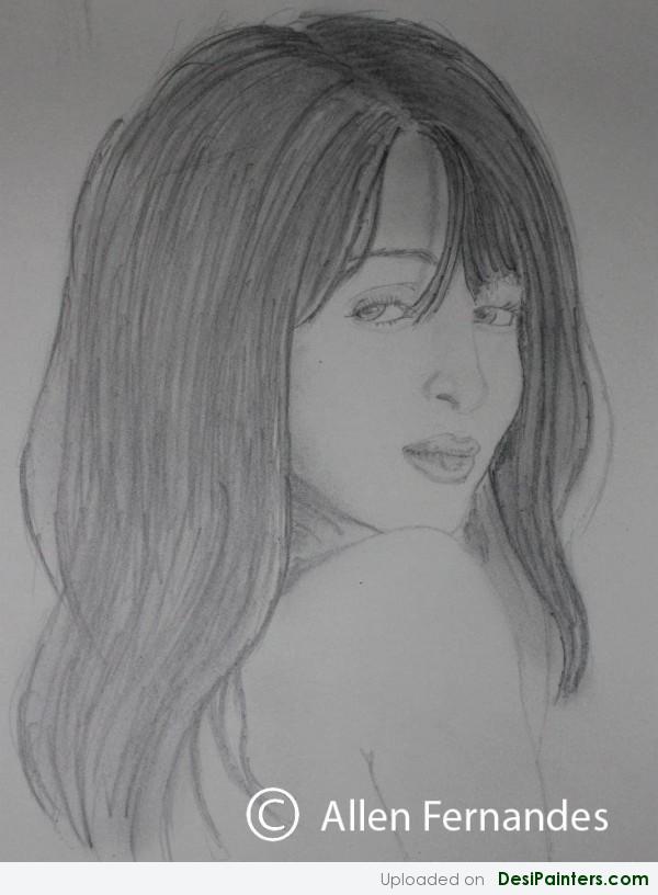 Pencil Sketch Of Ashleshya Yesugade