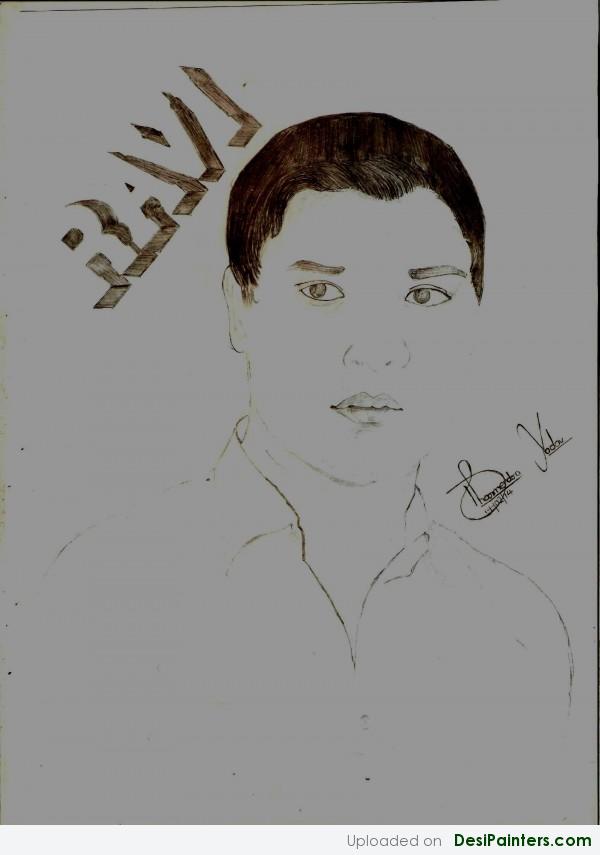 Sketch of Ravi.R.Ojha