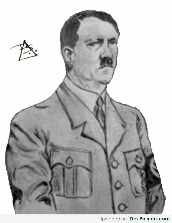 Sketch Of Adolf Hitler - DesiPainters.com