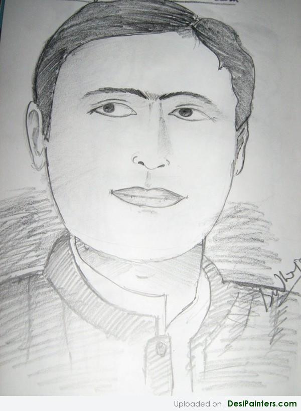 Chief Minister of U.P Mr. Akhilesh Yadav - DesiPainters.com