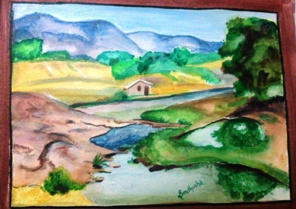 Painting Of A Natural Scenery - DesiPainters.com