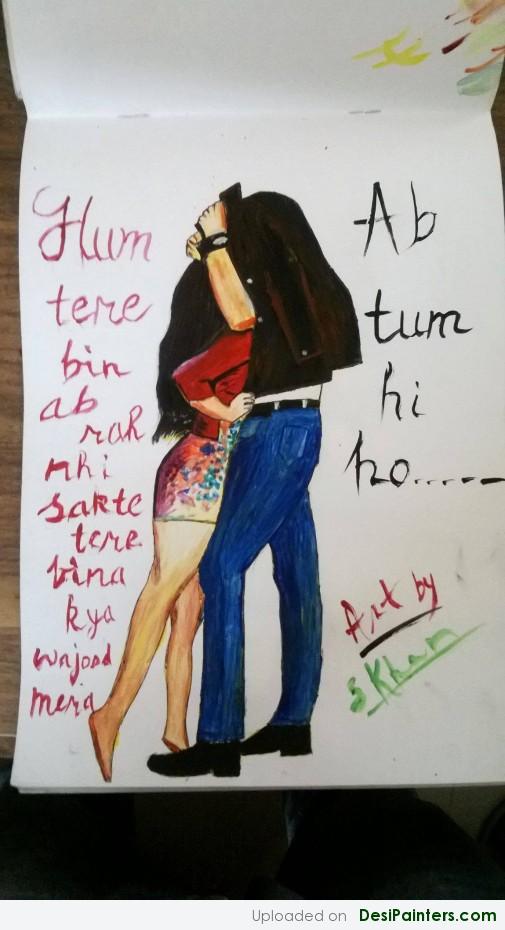 Painting Of Aashiqui 2 - DesiPainters.com