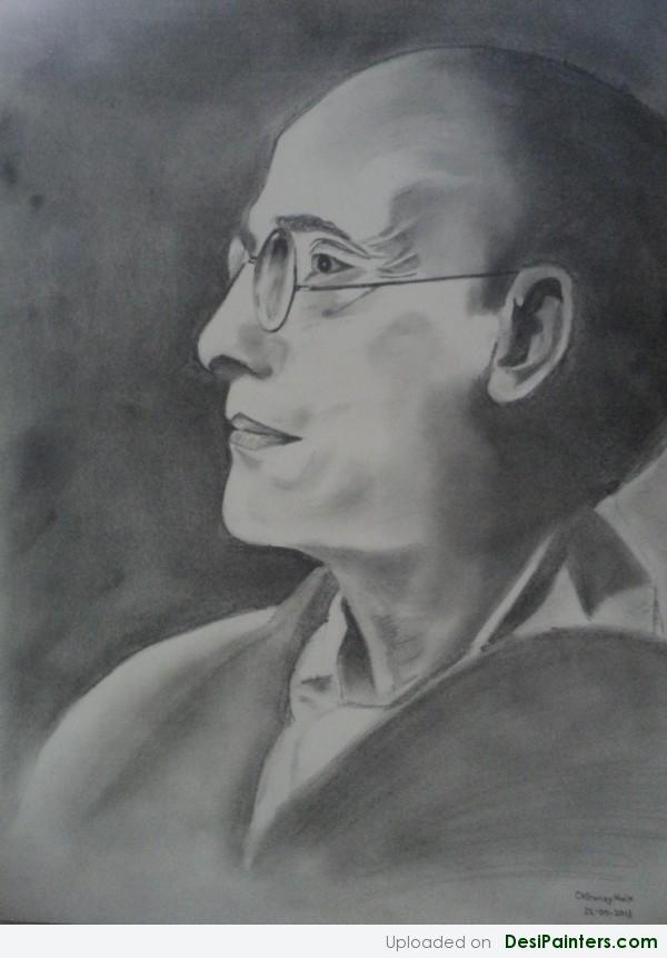 Sketch Of Vinayak Damodar Sawarkar - DesiPainters.com