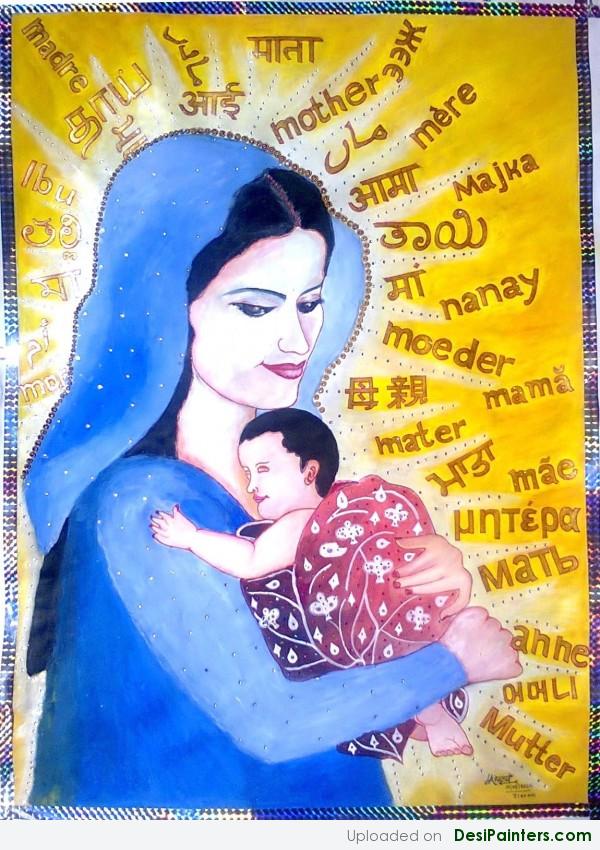 Painting On Mother's Day....!