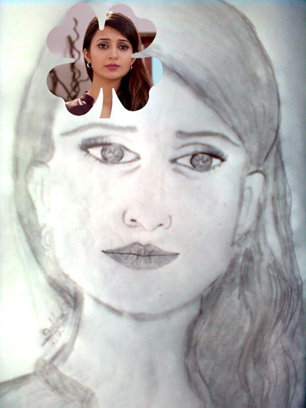 Sketch of Divyanka Tripathi