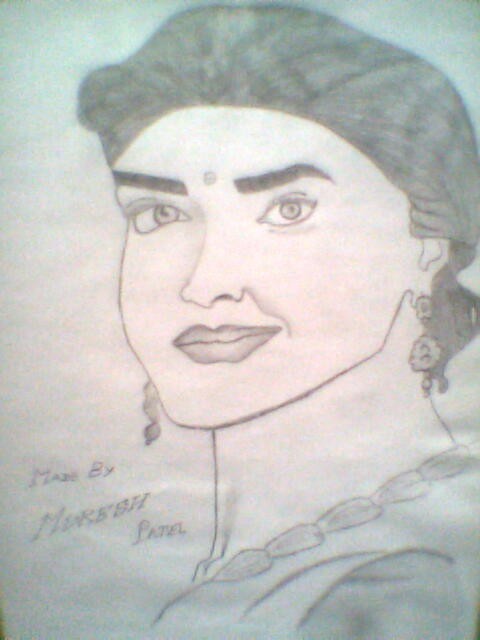 Sketch Of Deepika Padukone