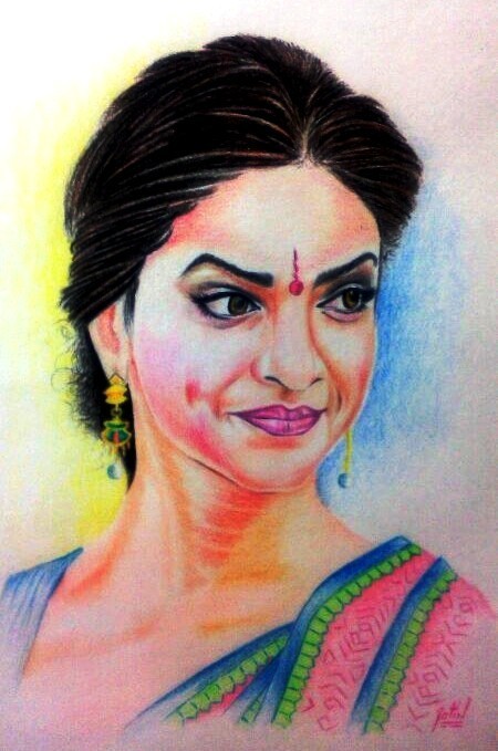 Watercolor Painting Of Deepika Padukone - DesiPainters.com