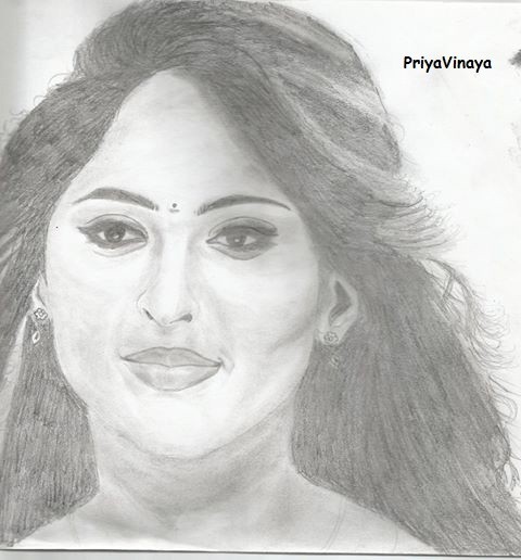 Pencil Sketch Of An Indian Girl