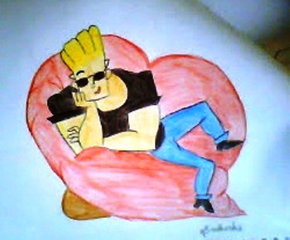 Painting Of A Cartoon Character By Sindhusha