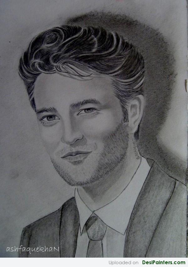 Sketch Of Hollywood Actor Robert Pattinson