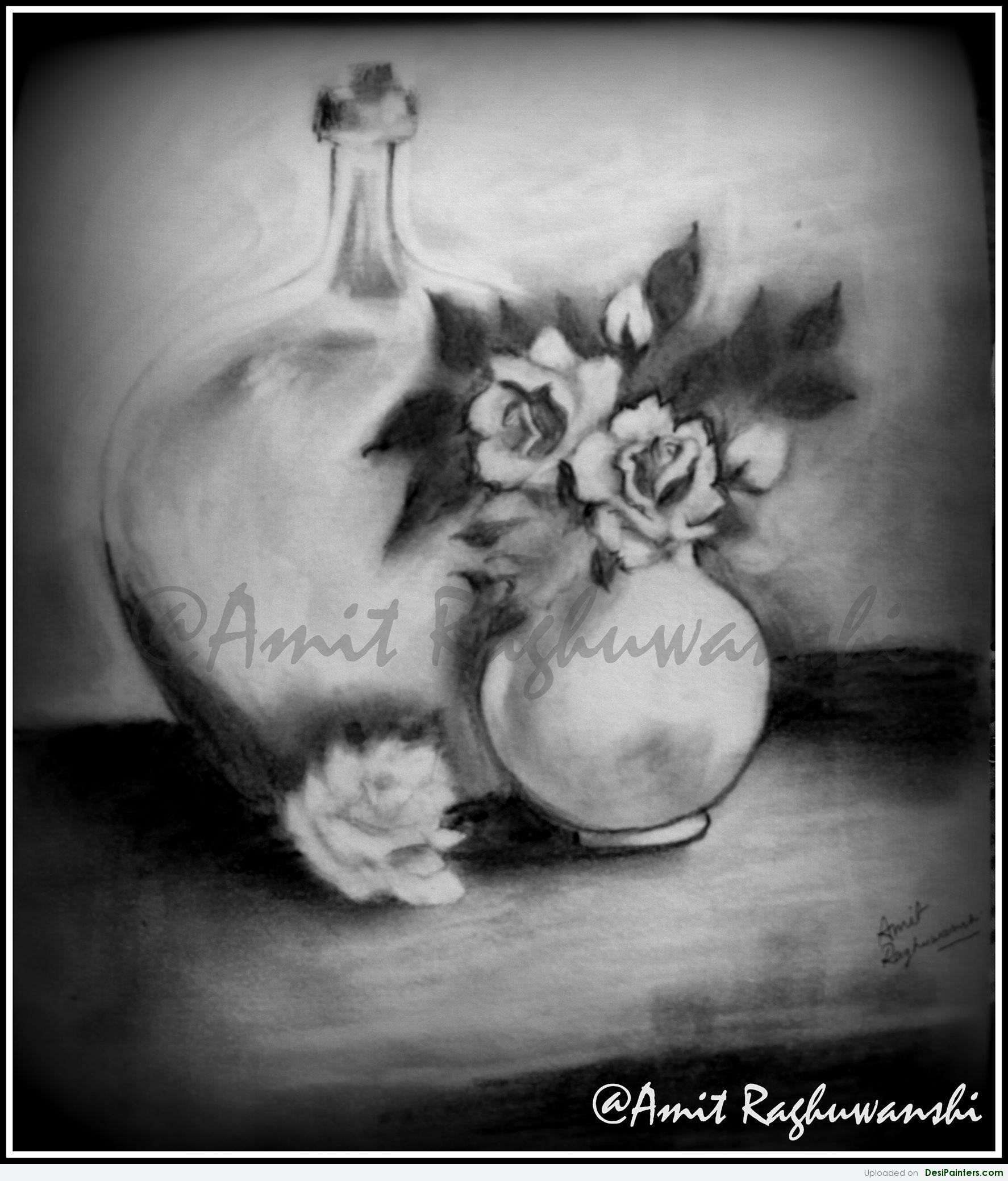 Flower pot drawing by Drawing-Heart on DeviantArt