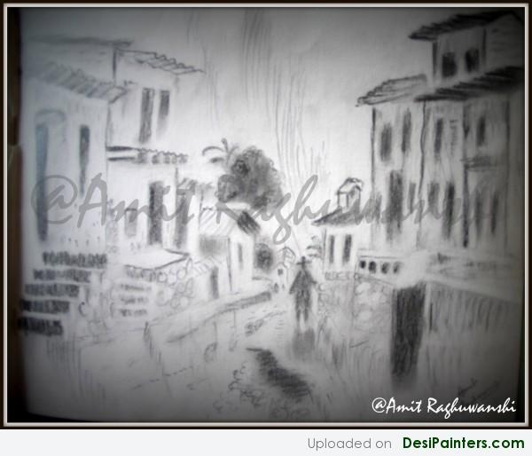 Pencil Sketch Made By Amit Raghuwanshi - DesiPainters.com
