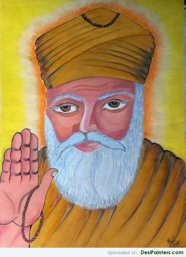 Painting Of Guru Nanak Dev Ji - DesiPainters.com