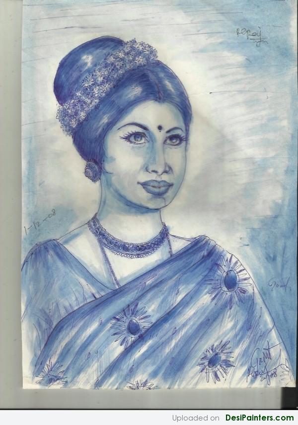 Indian woman - DesiPainters.com