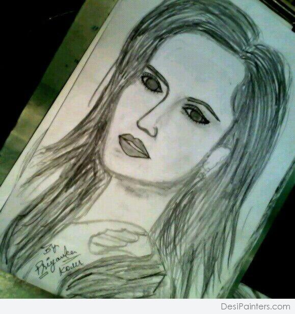 Sketche Of Sunny Leone