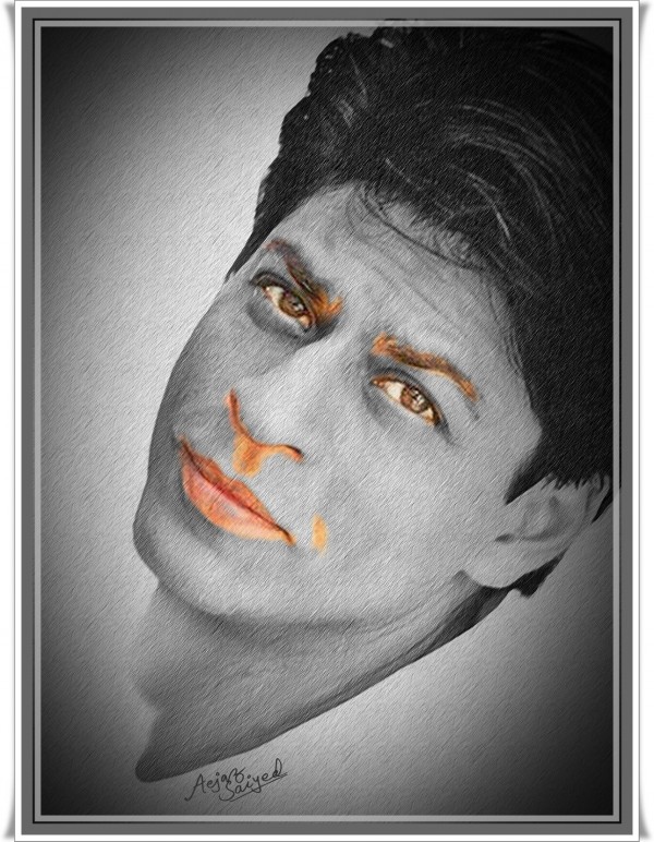 Shahrukh Khan Digital Painting - DesiPainters.com