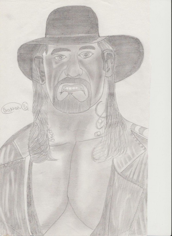 WWE Wrestler The Undertaker - DesiPainters.com