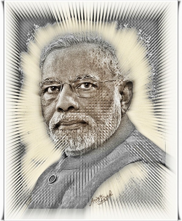 Narendra Modi Painting