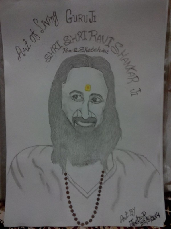 Shri Shri Ravi Shankar Sketch