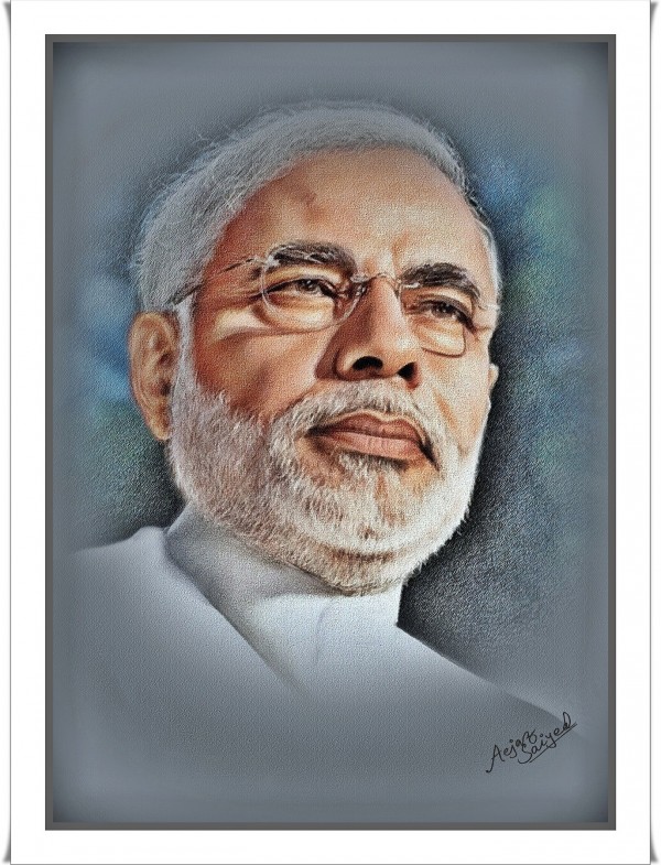Honorable Narendra Modi - DesiPainters.com