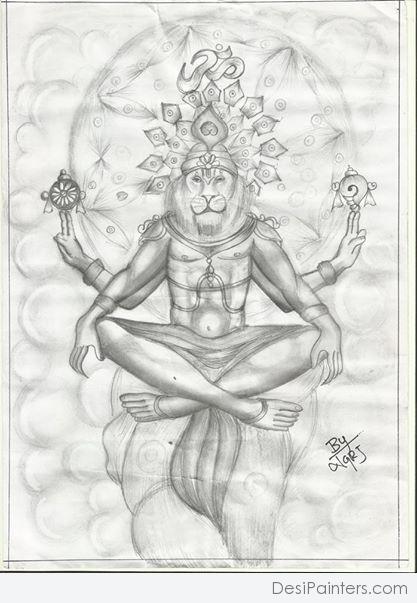 NARASIMA SWAMI - DesiPainters.com