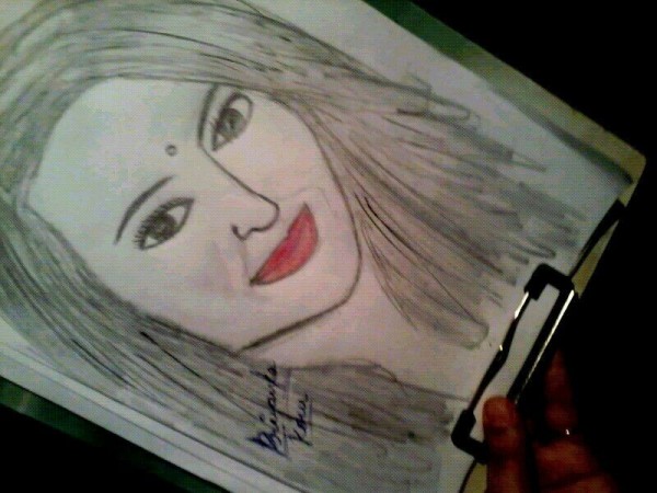 Sketch Of Sonakshi Sinha