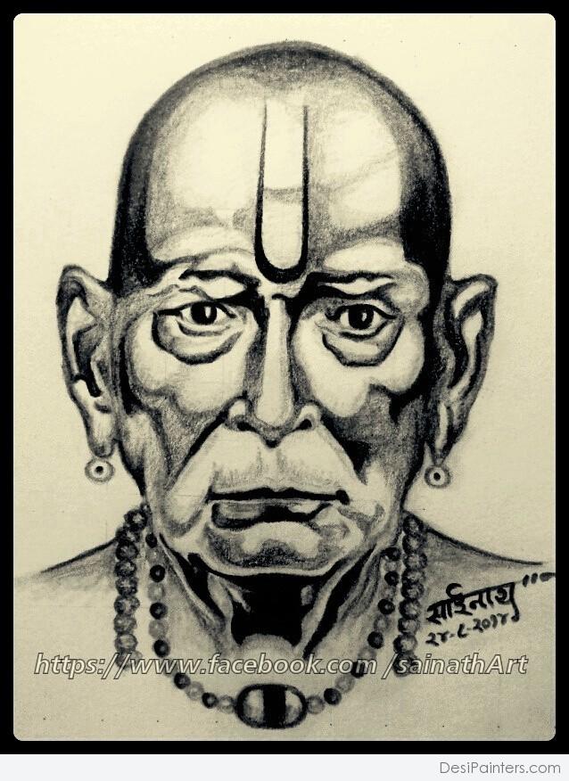 Pin by Avinash Rathod on Shri Swami Samarth | Swami samarth, Pencil drawing  images, Mandala design art