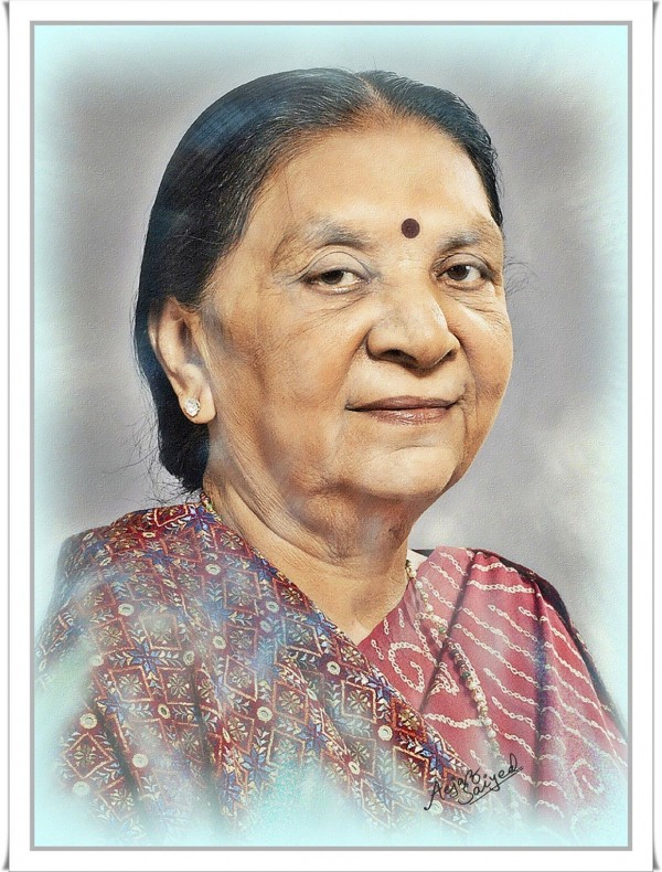 Anandiben Patel Digital Painting - DesiPainters.com