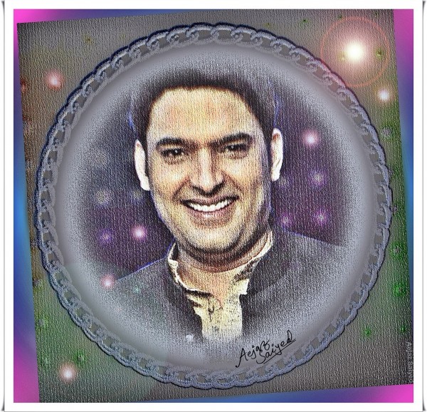 Digital Painting Of Kapil Sharma