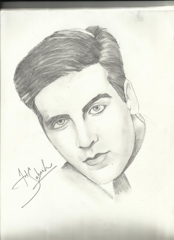 Pencil Sketch Of Akshay kumar