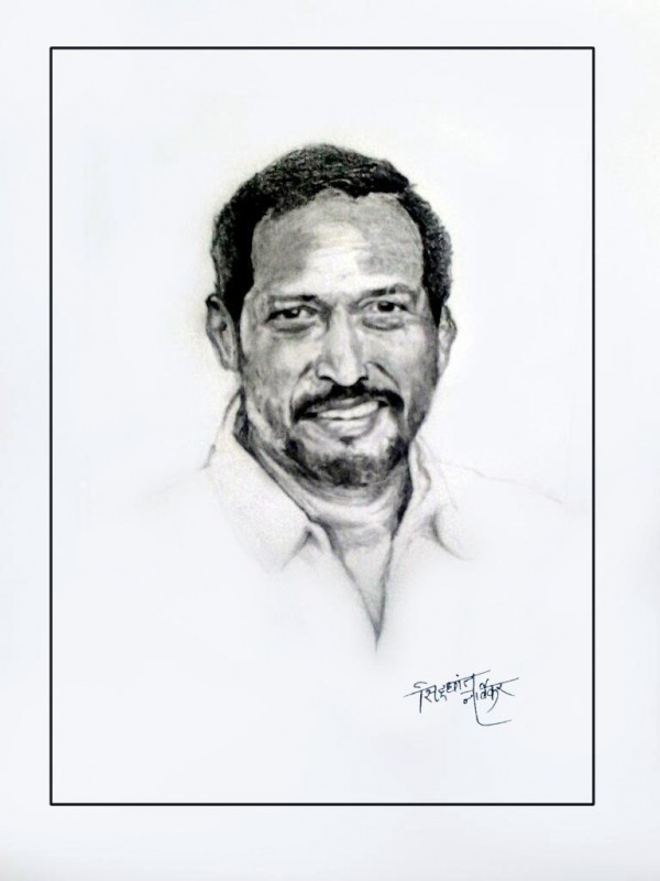 Pencil Sketch Of Nana Patekar