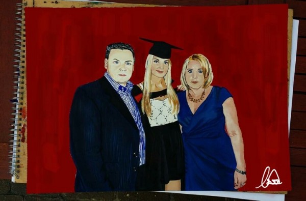 Graduation Oil Painting
