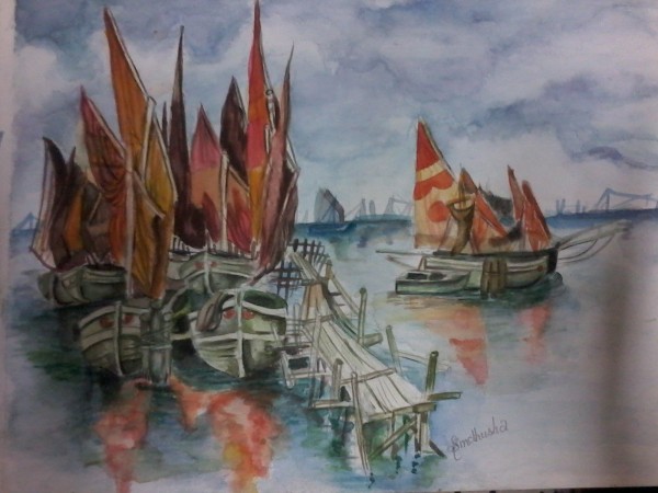 Watercolor Painting By Sindhusha