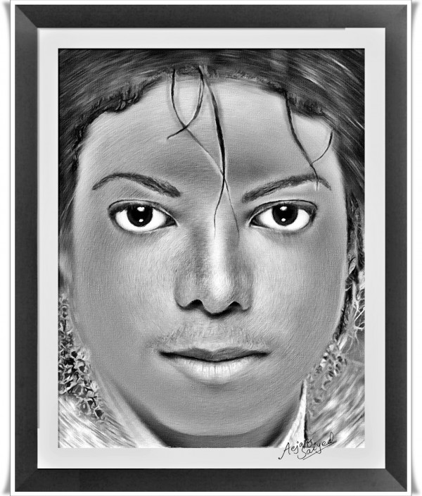 Digital Painting Of Michael Jackson - DesiPainters.com