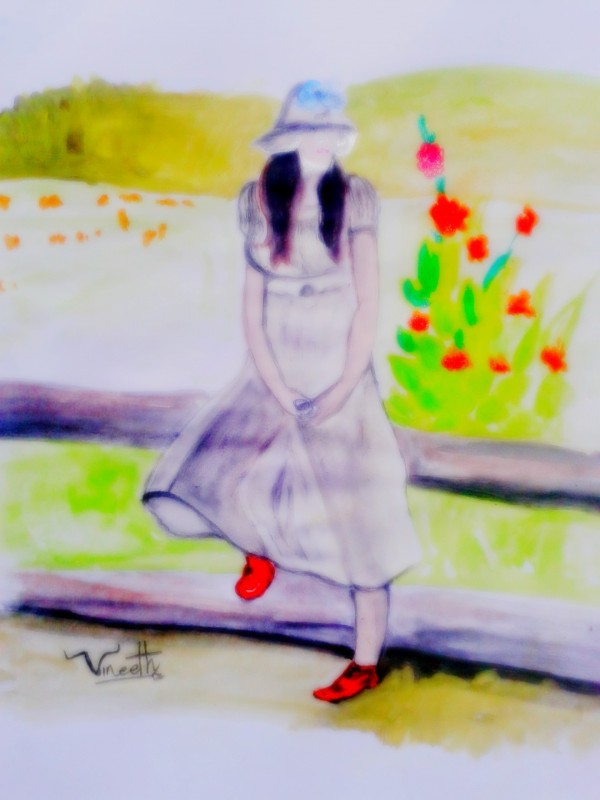 Oil Painting By Vineeth Benoor Art - DesiPainters.com