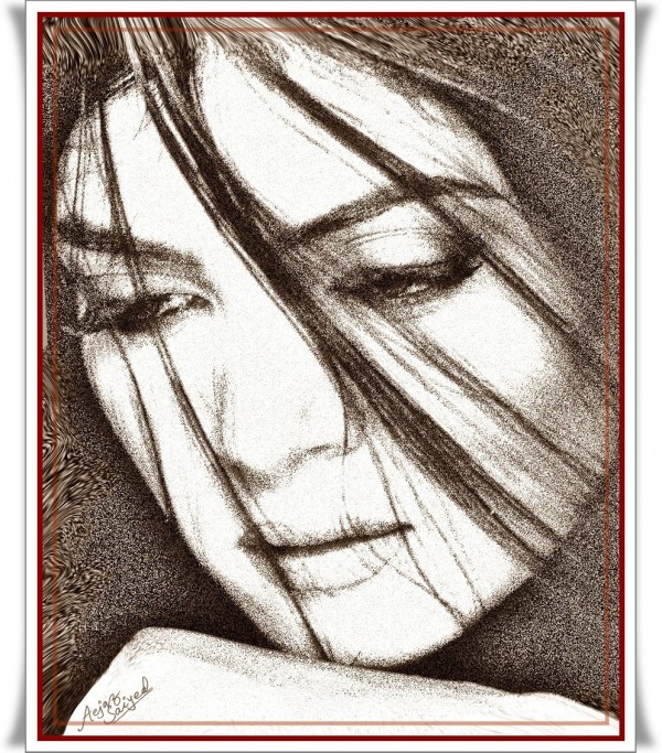 Digital Painting Of Sushmita Sen - DesiPainters.com