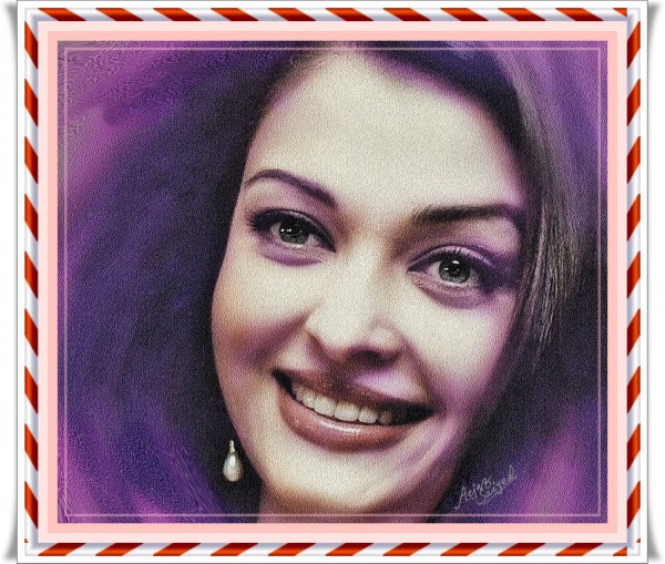 Digital Painting Of Aishwarya Rai Bachchan