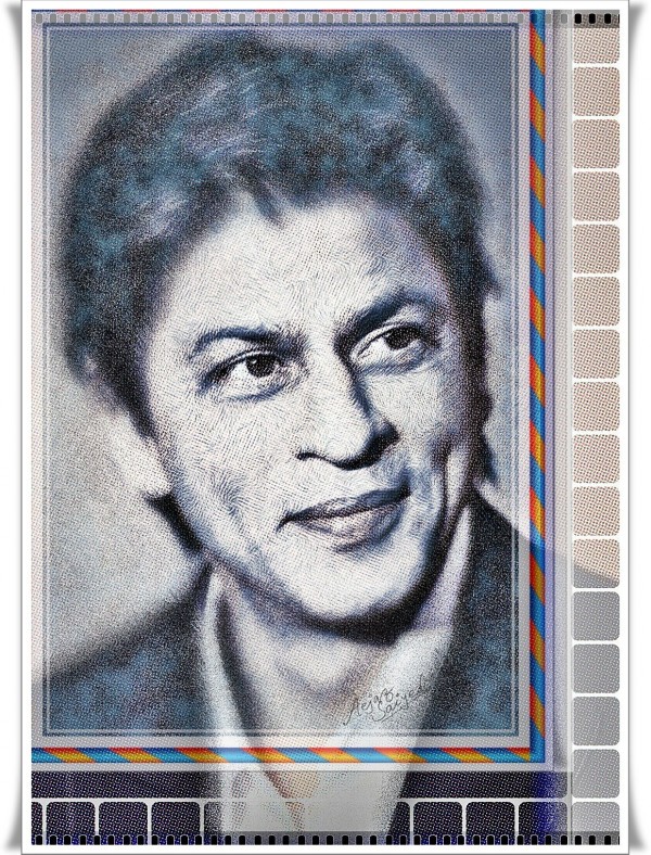 Digital Painting Of Shahrukh Khan
