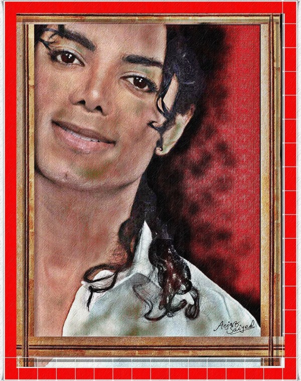 Digital Painting Of Michael jackson - DesiPainters.com