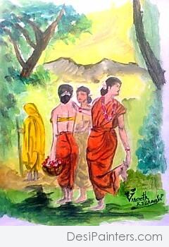 Oil Painting By Shakundhala Vineethbenoor Art