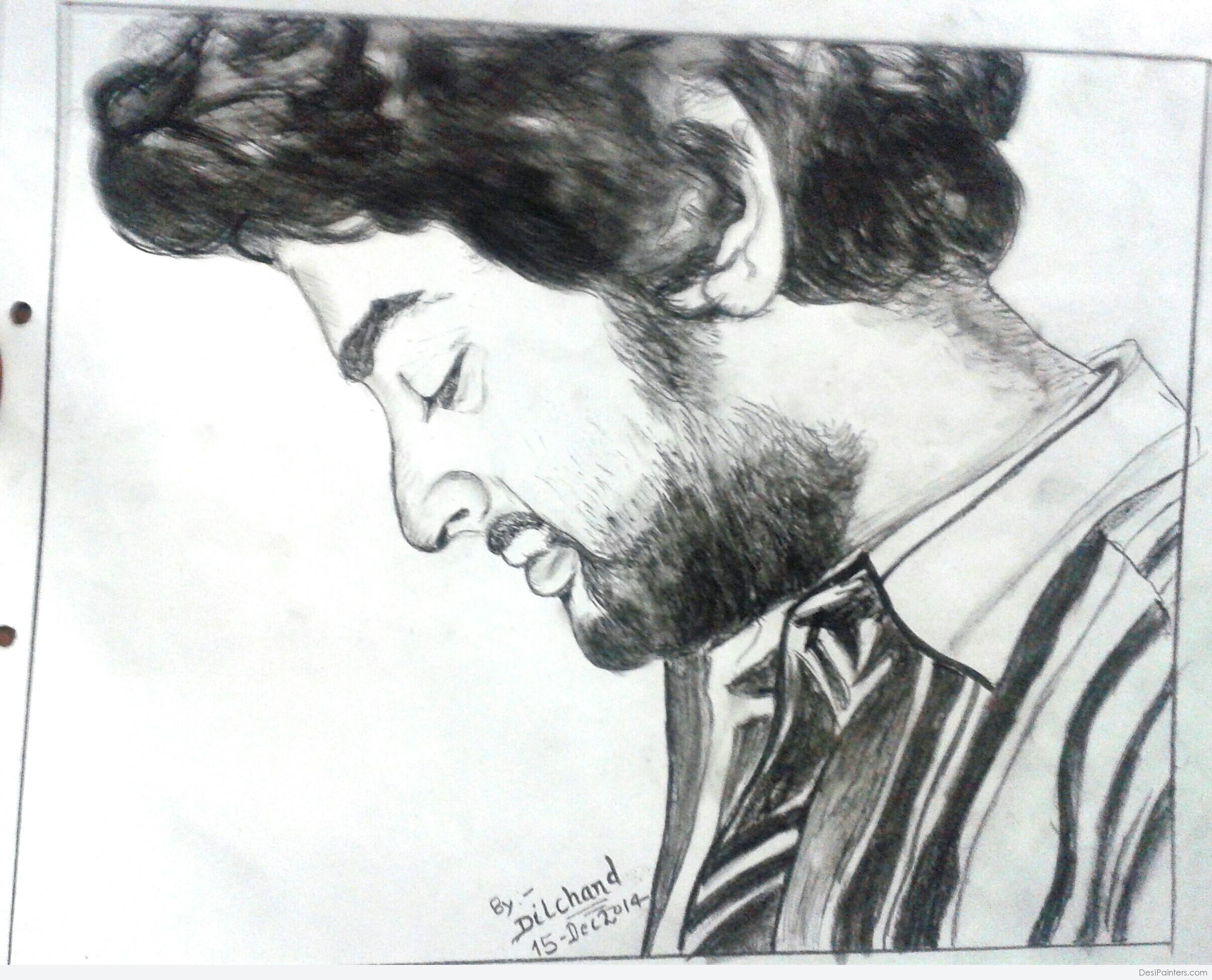 Pencil Sketch Of Arijit Singh