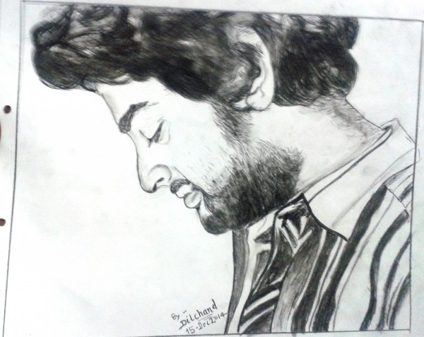 Pencil Sketch Of Arijit Singh - DesiPainters.com