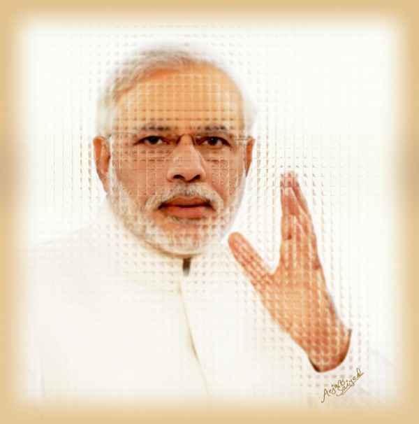 Digital Painting Of Honorable PM Narendra Modi