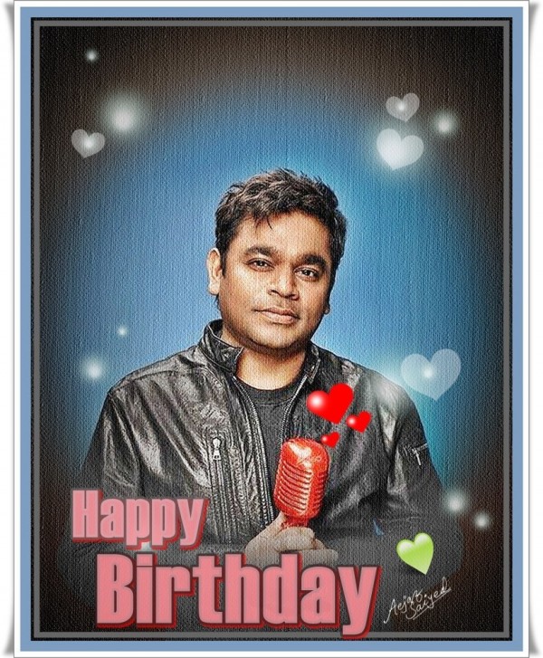  Digital Painting Of A.R.Rahman