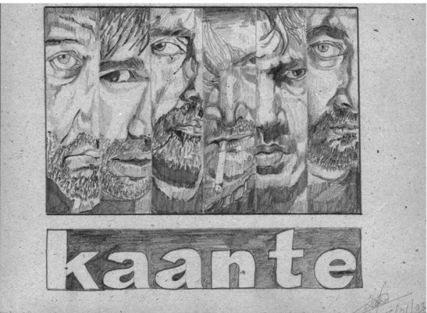 Pencil Sketch Of Kaante Poster